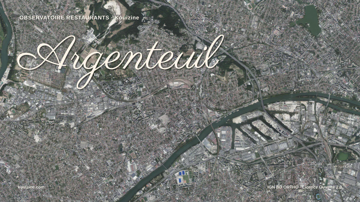 Vue aérienne de Argenteuil