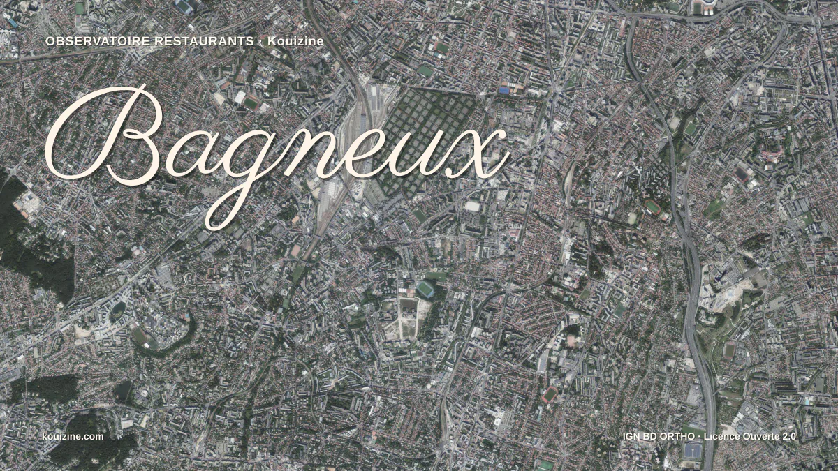 Vue aérienne de Bagneux