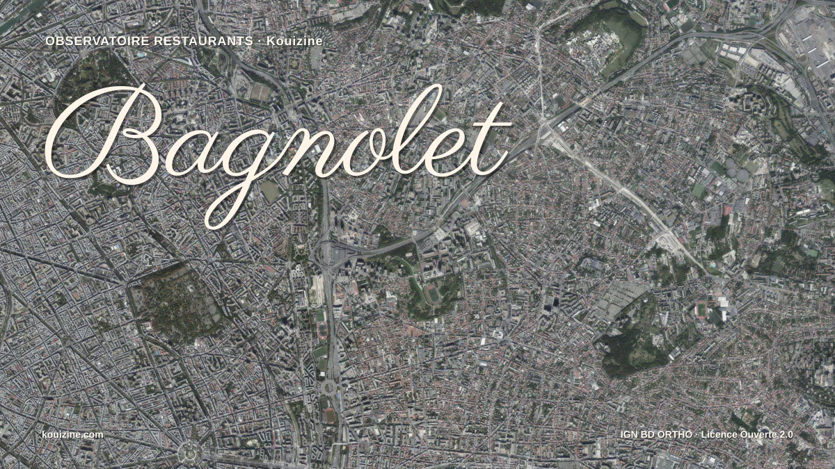 Vue aérienne de Bagnolet