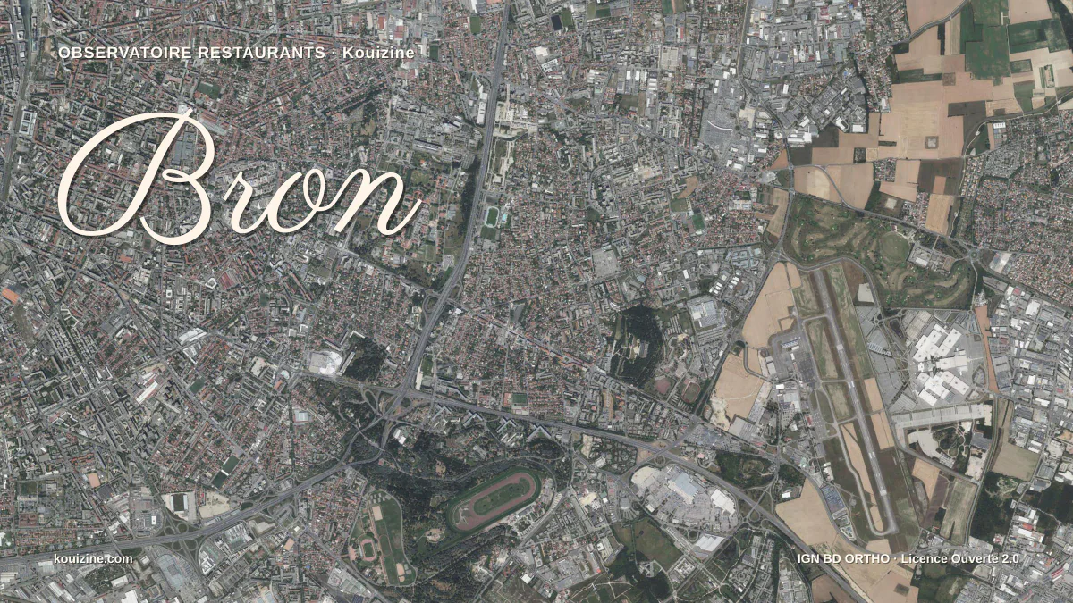 Vue aérienne de Bron