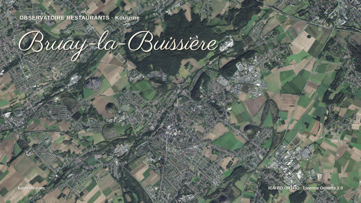Vue aérienne de Bruay-la-Buissière