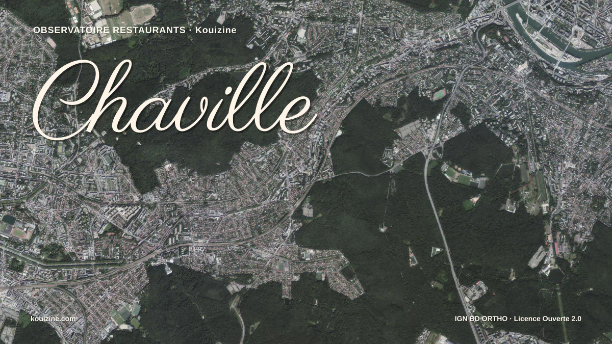 Vue aérienne de Chaville
