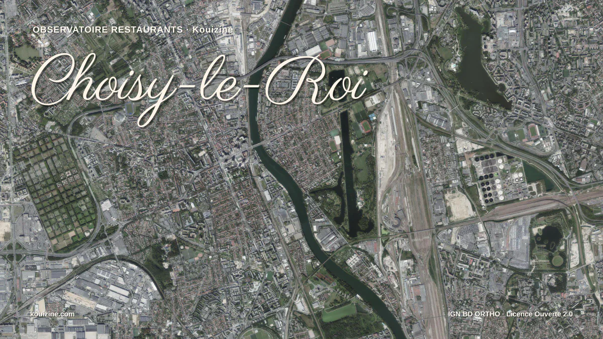 Vue aérienne de Choisy-le-Roi