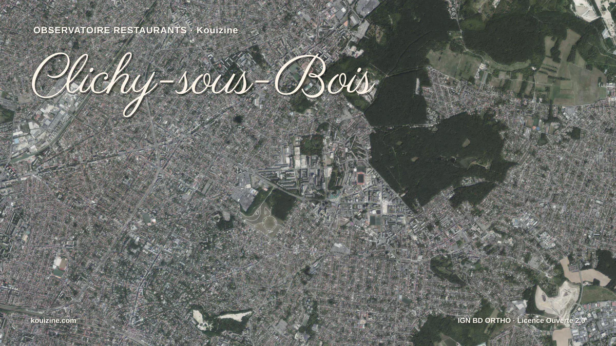 Vue aérienne de Clichy-sous-Bois