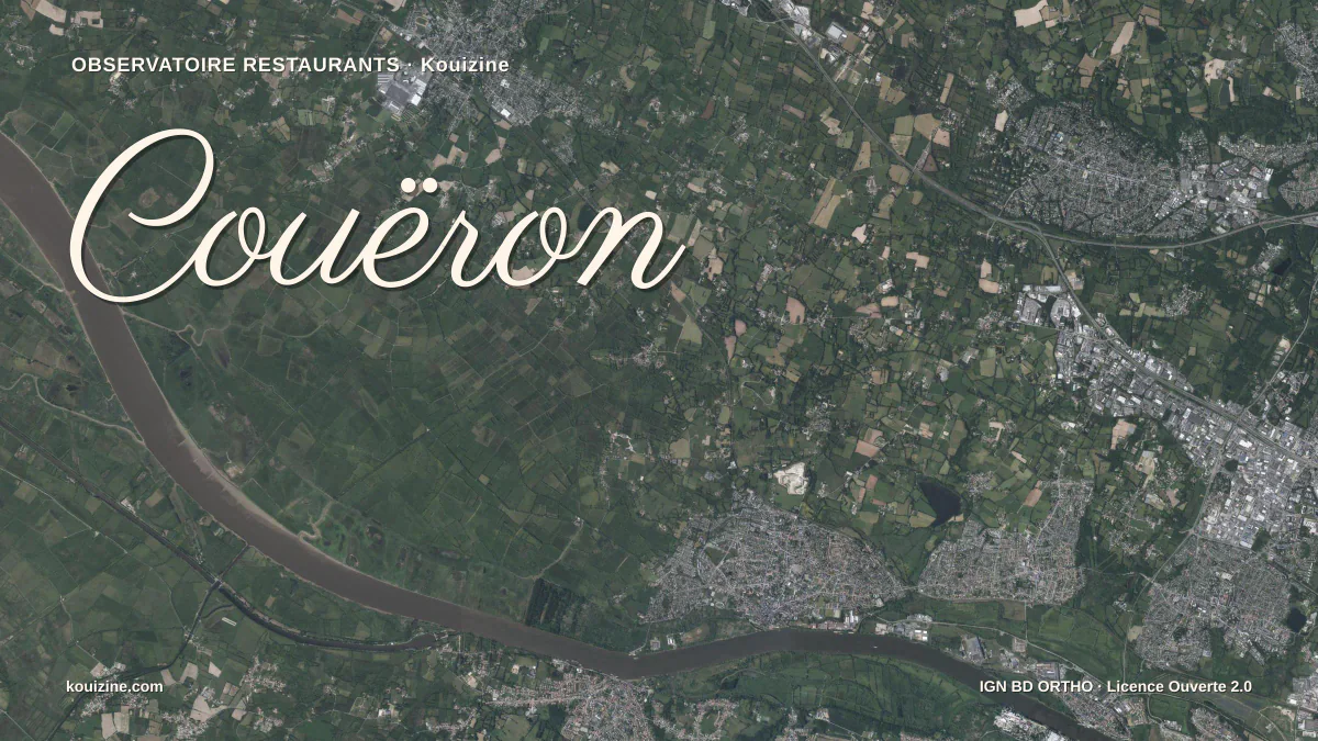 Vue aérienne de Couëron