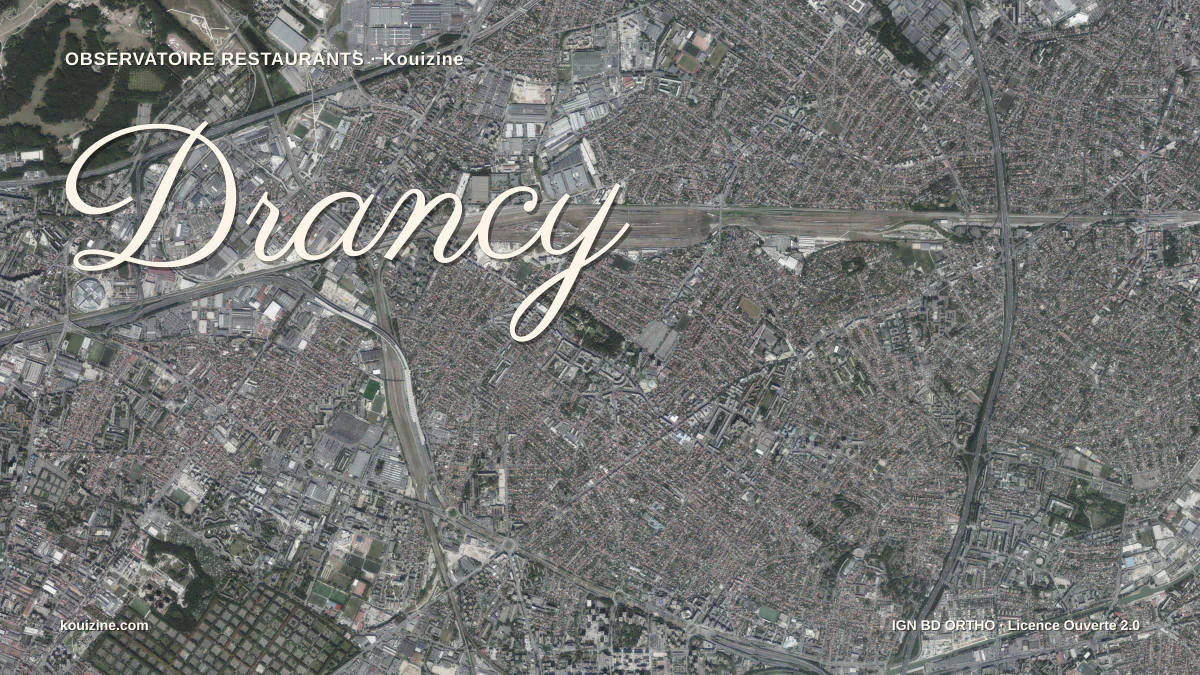 Vue aérienne de Drancy