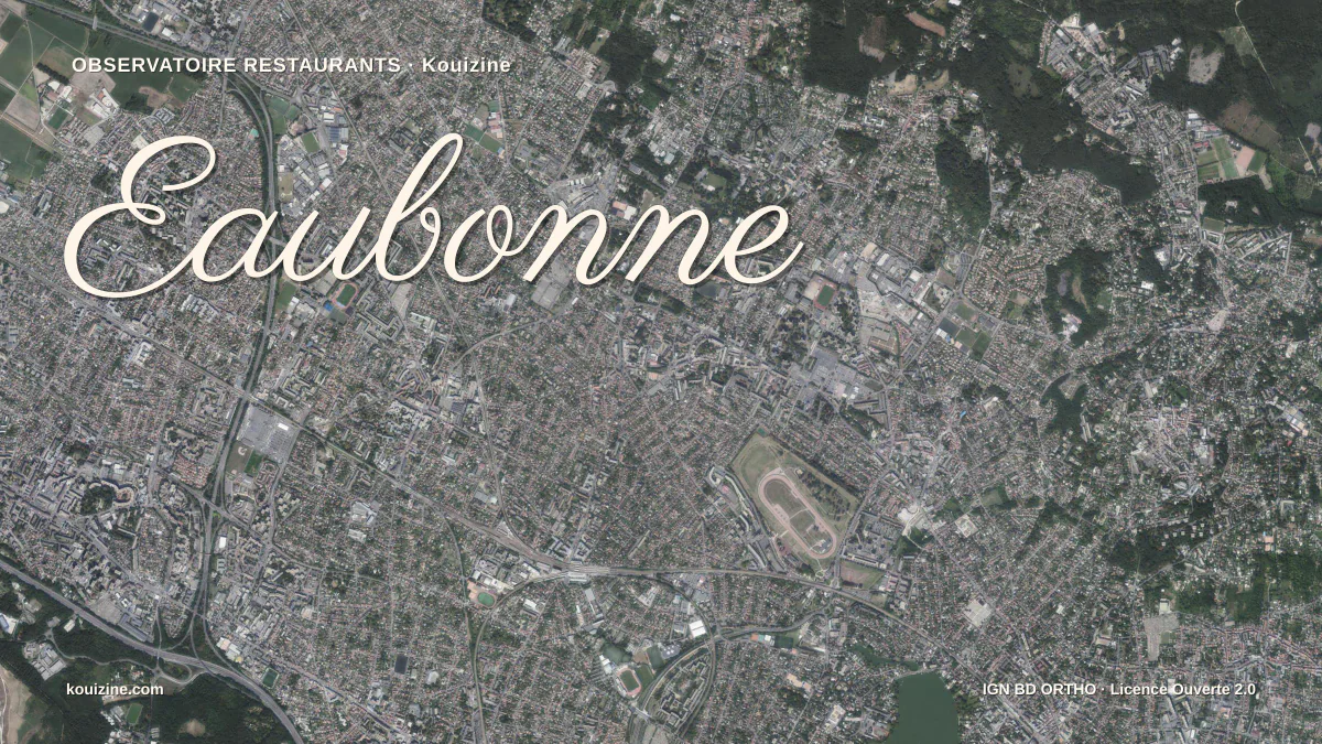Vue aérienne de Eaubonne