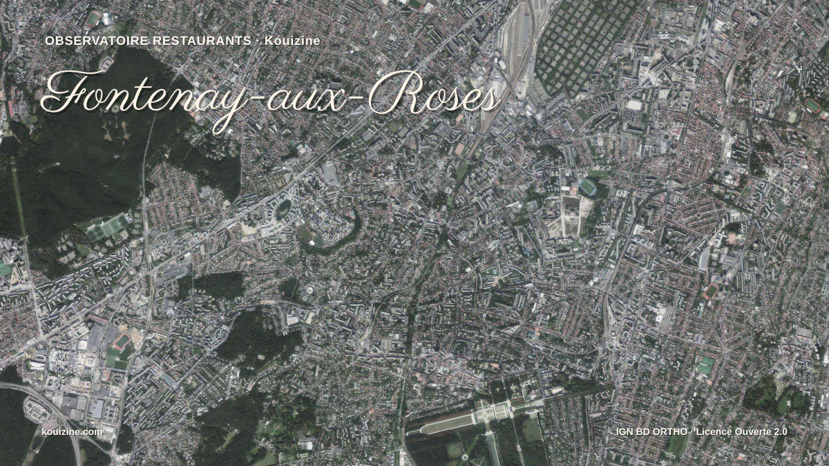 Vue aérienne de Fontenay-aux-Roses