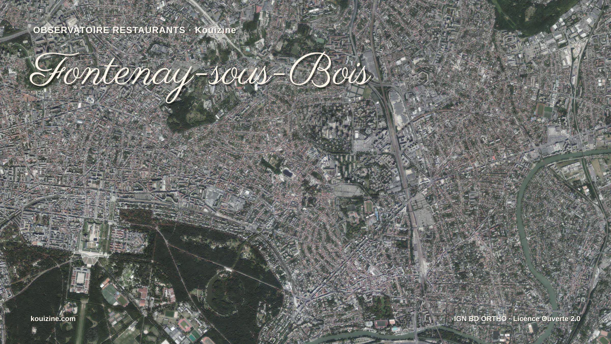 Vue aérienne de Fontenay-sous-Bois