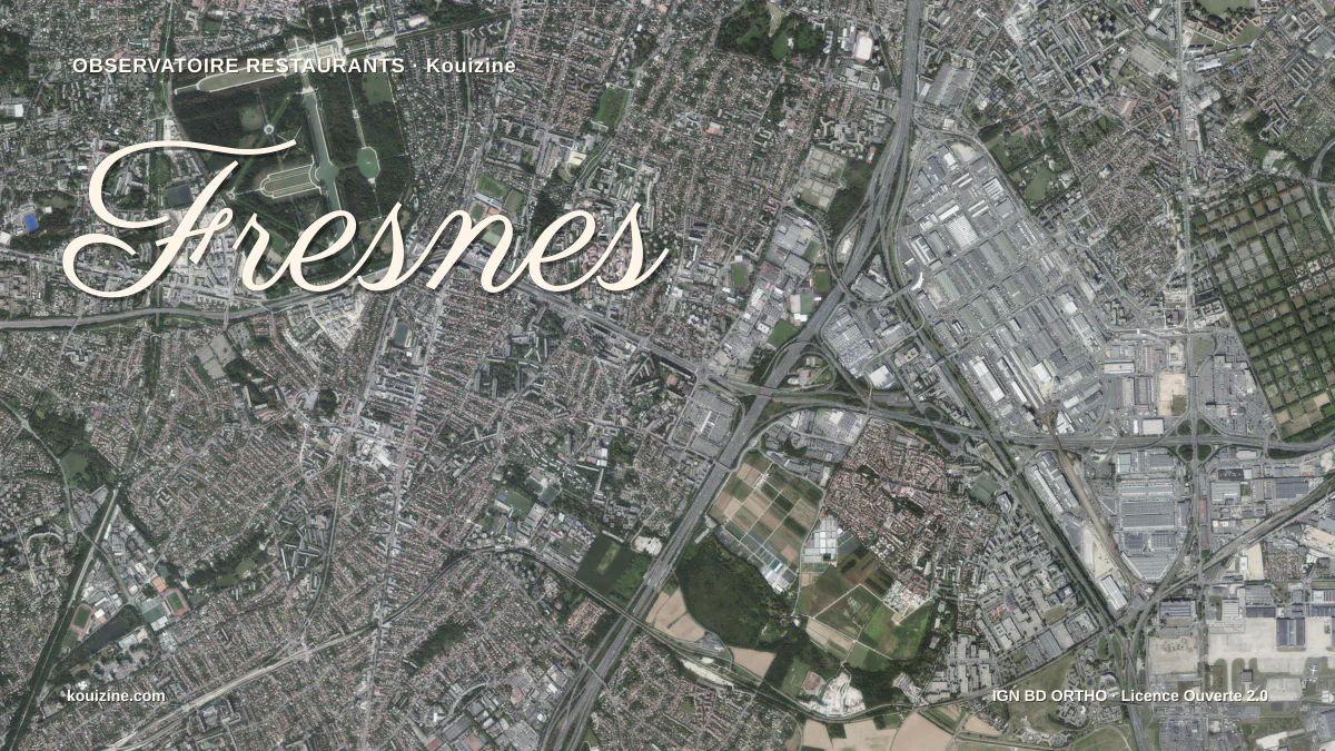 Vue aérienne de Fresnes