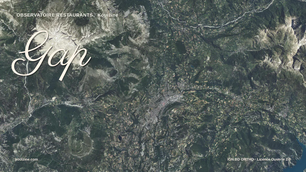 Vue aérienne de Gap