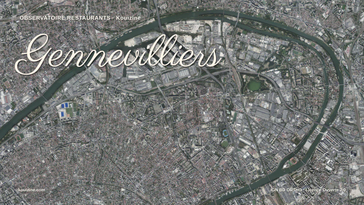 Vue aérienne de Gennevilliers