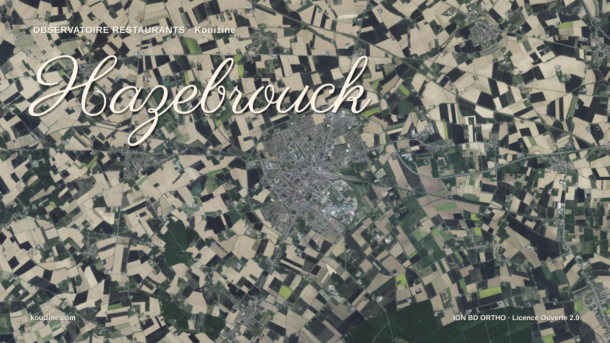 Vue aérienne de Hazebrouck