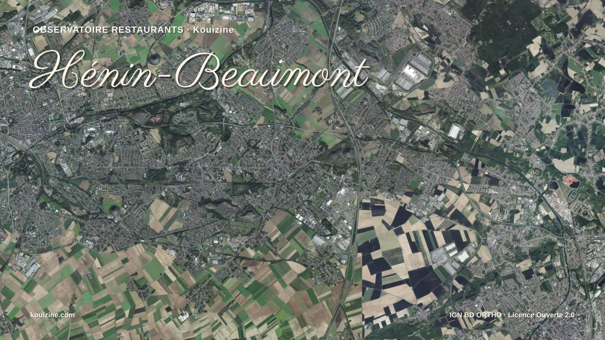 Vue aérienne de Hénin-Beaumont