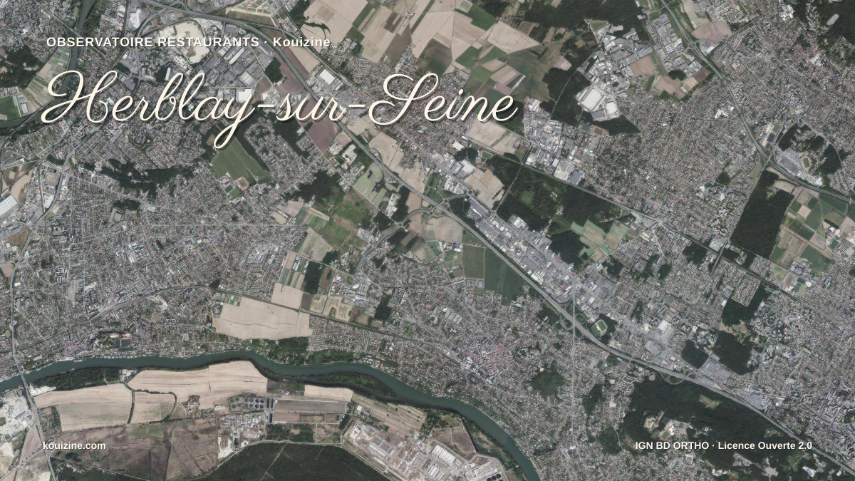 Vue aérienne de Herblay-sur-Seine