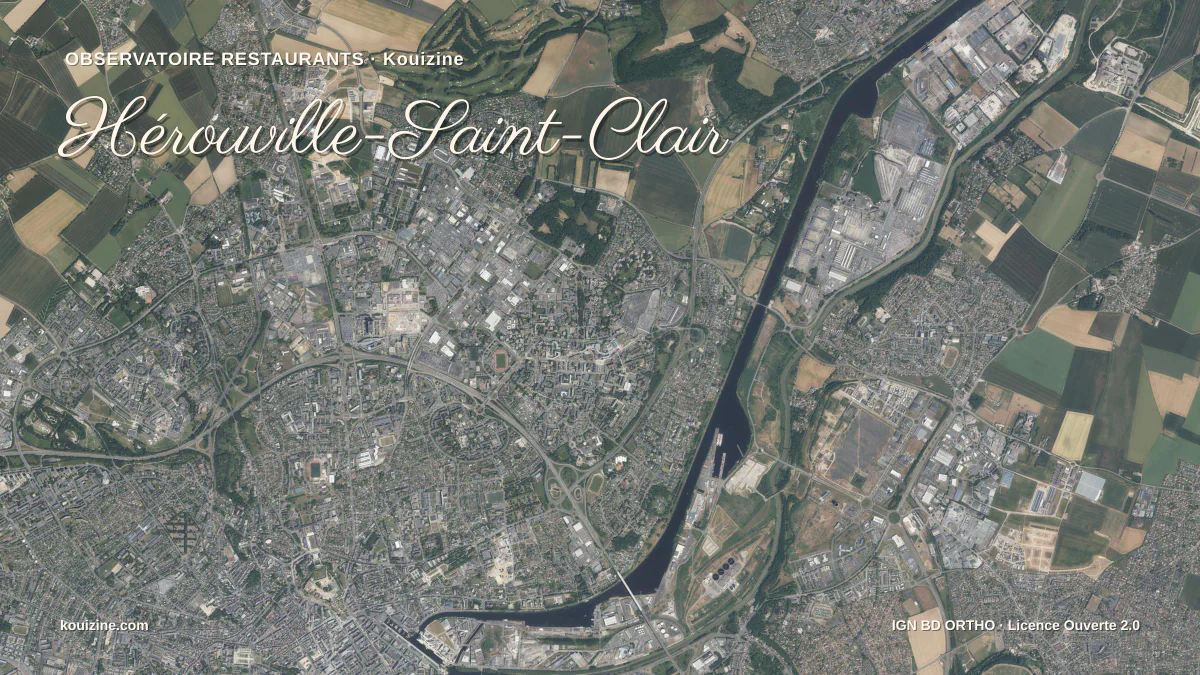 Vue aérienne de Hérouville-Saint-Clair
