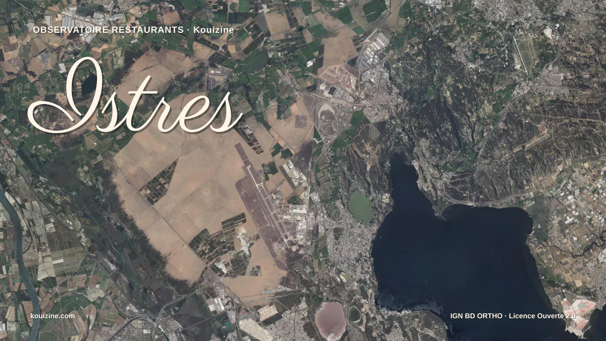 Vue aérienne de Istres