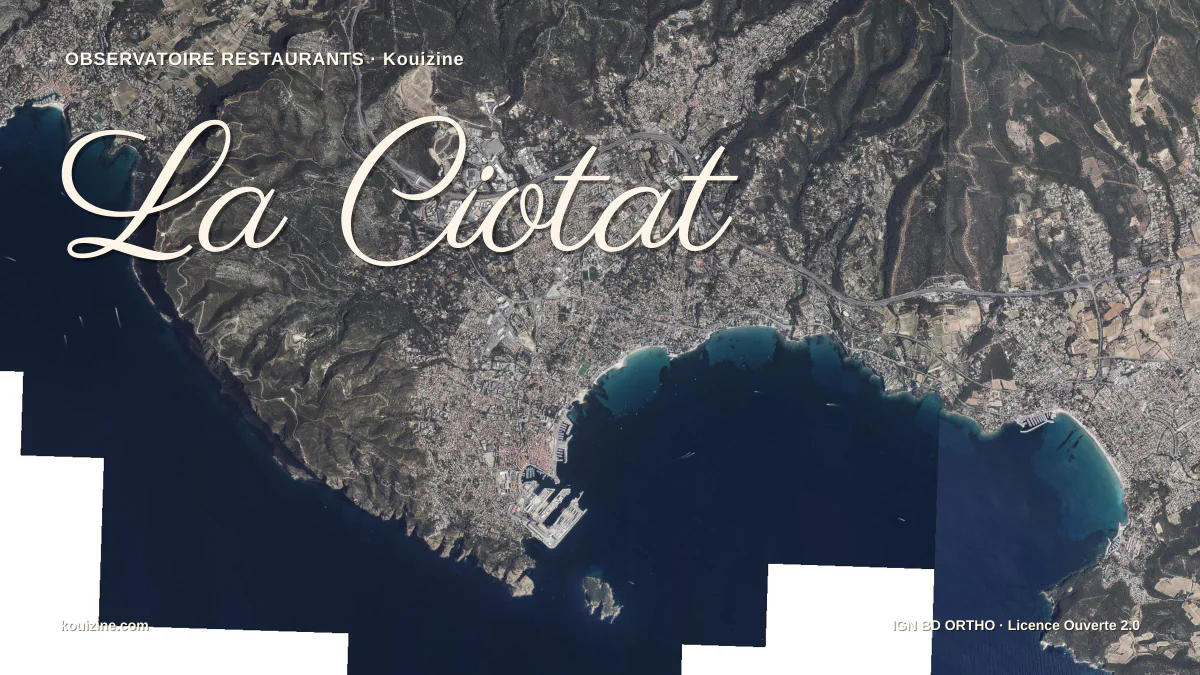 Vue aérienne de La Ciotat