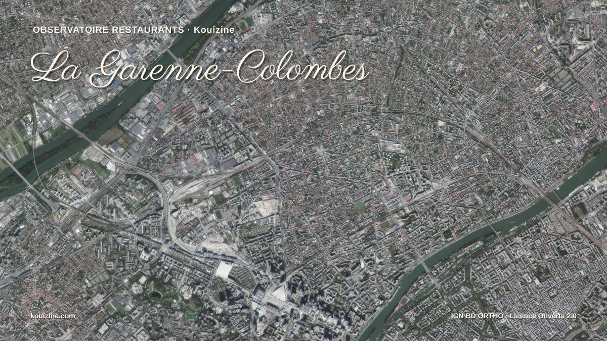 Vue aérienne de La Garenne-Colombes