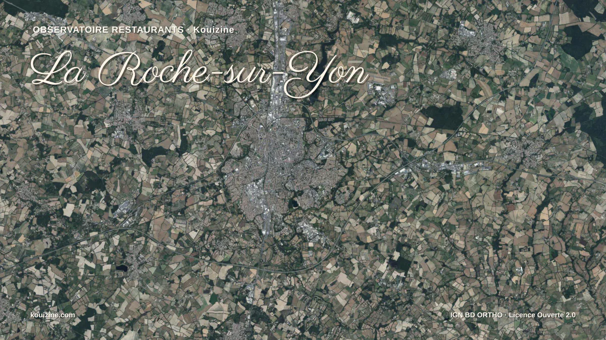 Vue aérienne de La Roche-sur-Yon