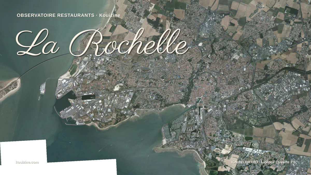 Vue aérienne de La Rochelle