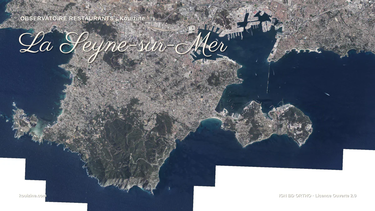 Vue aérienne de La Seyne-sur-Mer