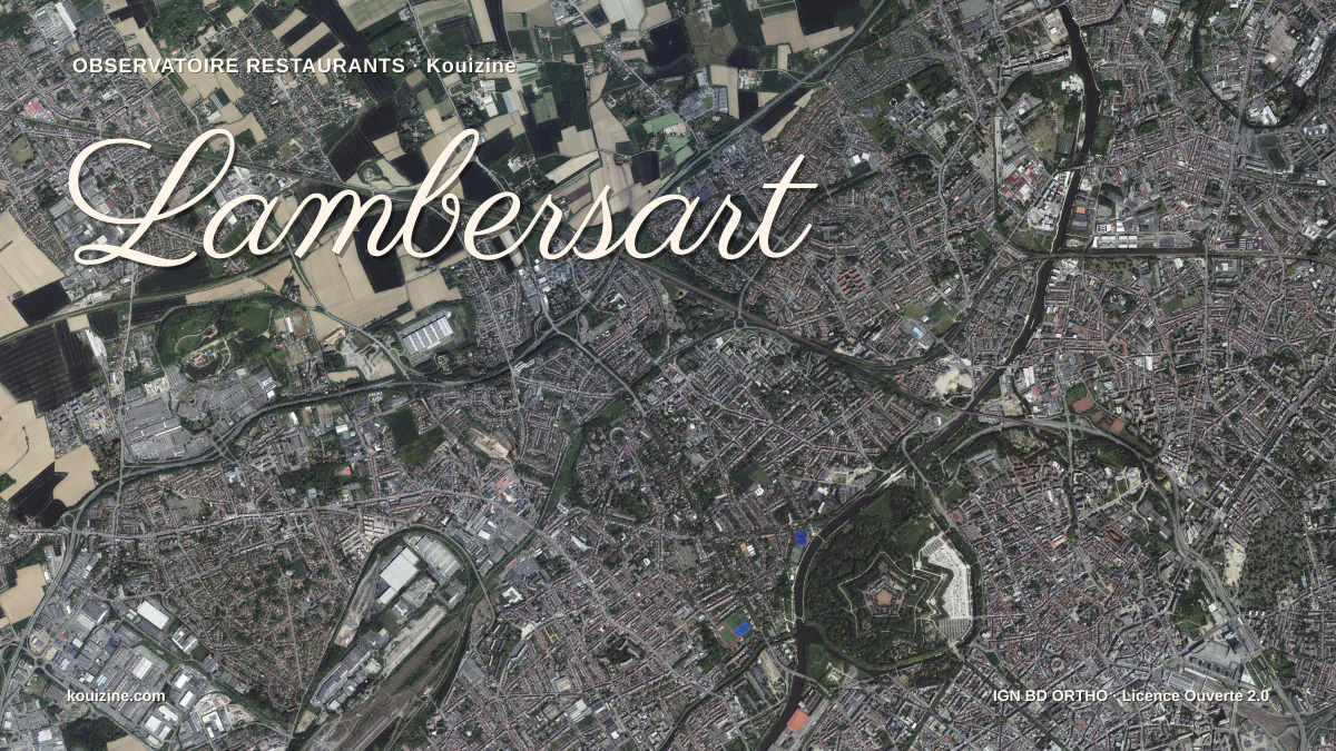 Vue aérienne de Lambersart