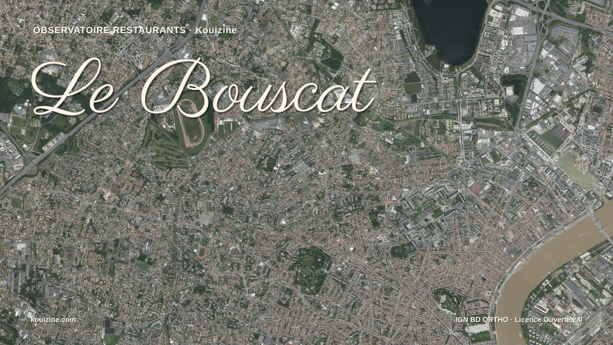 Vue aérienne de Le Bouscat