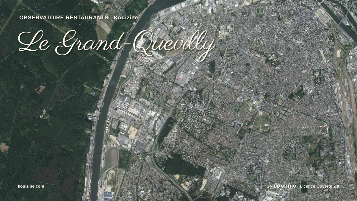 Vue aérienne de Le Grand-Quevilly