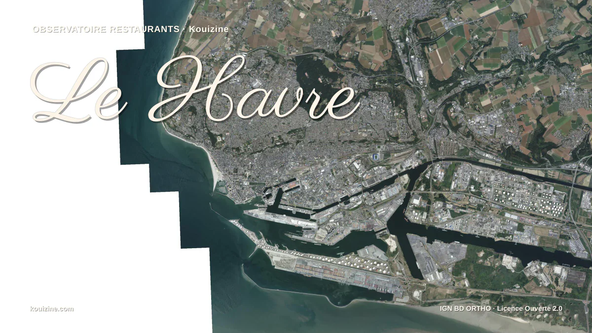 Vue aérienne de Le Havre