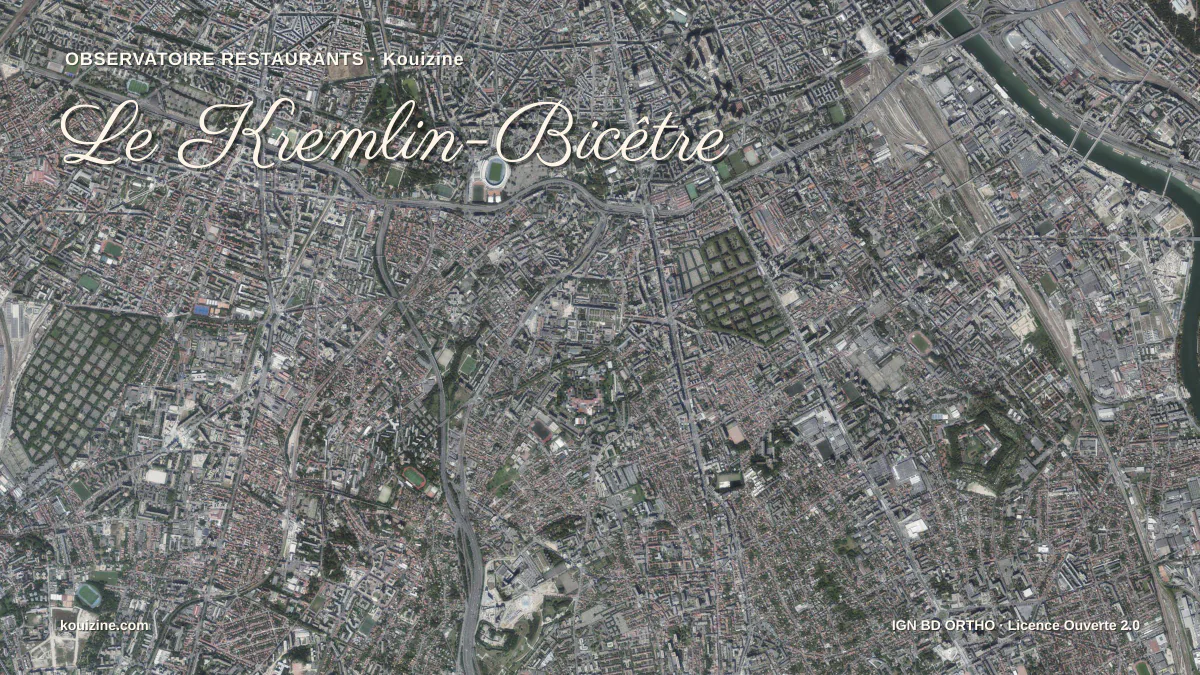 Vue aérienne de Le Kremlin-Bicêtre