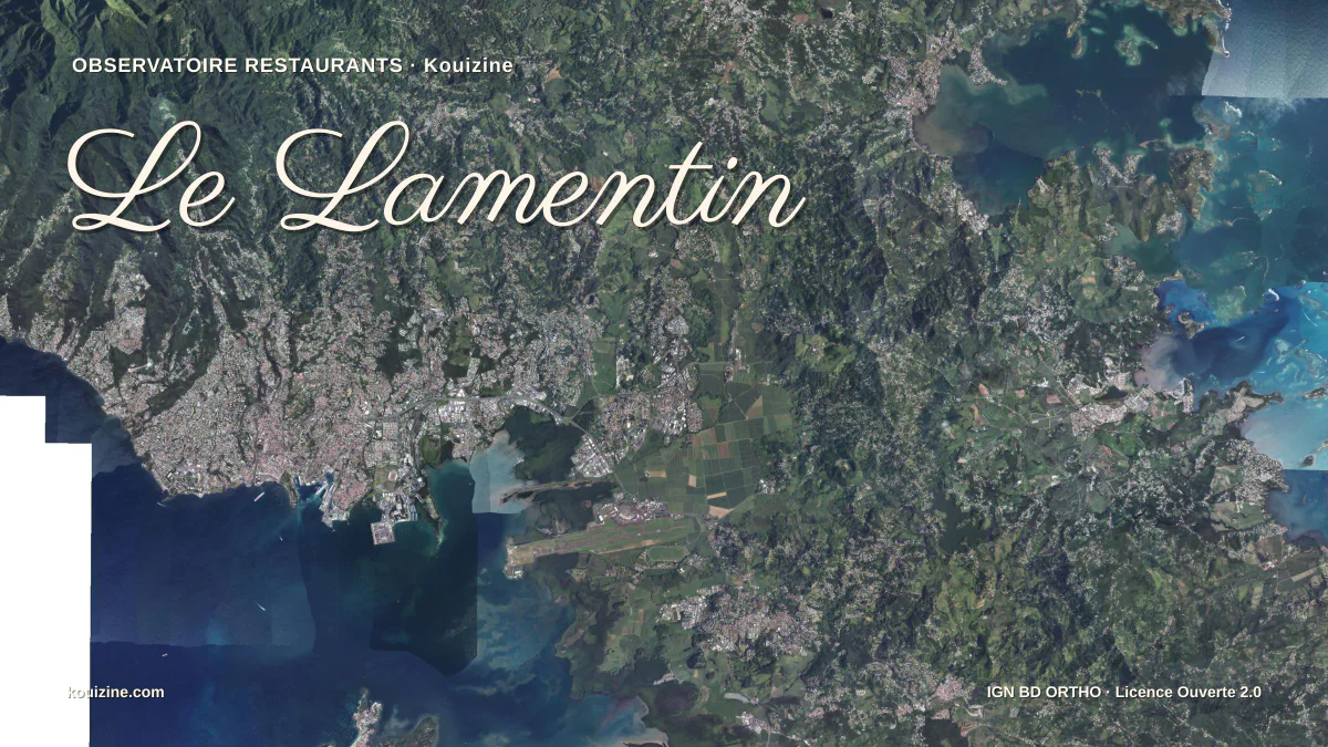 Vue aérienne de Le Lamentin