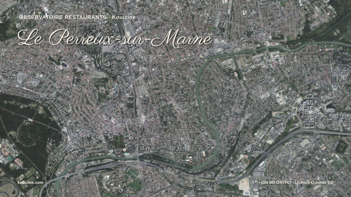 Vue aérienne de Le Perreux-sur-Marne