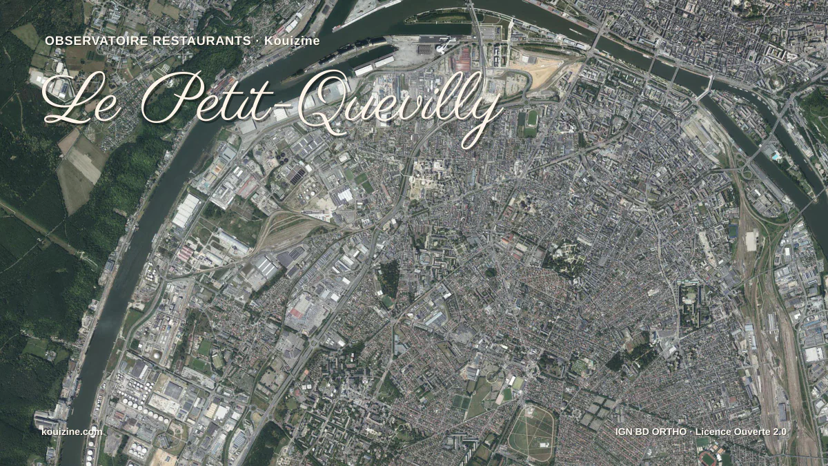 Vue aérienne de Le Petit-Quevilly