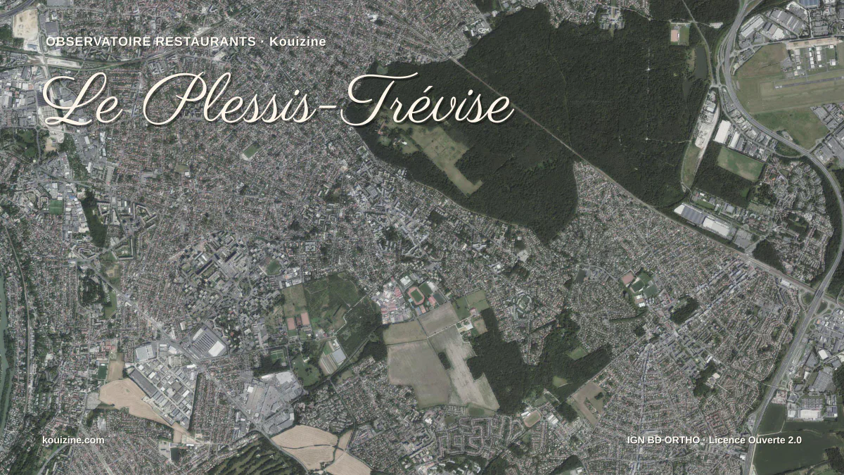 Vue aérienne de Le Plessis-Trévise