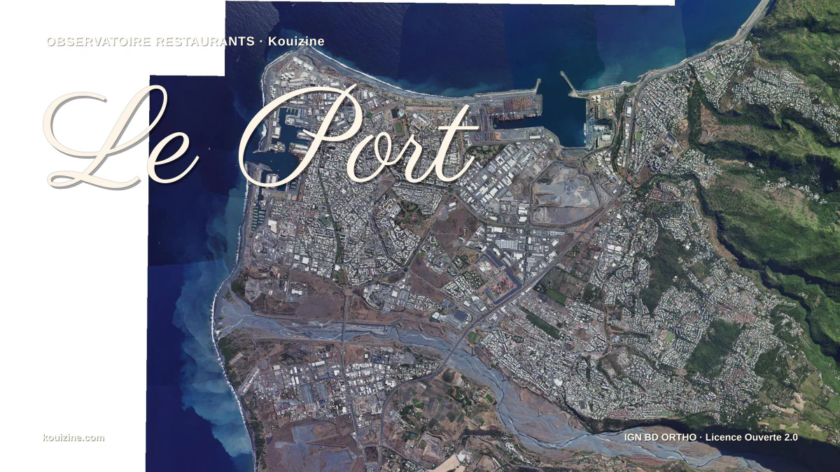 Vue aérienne de Le Port