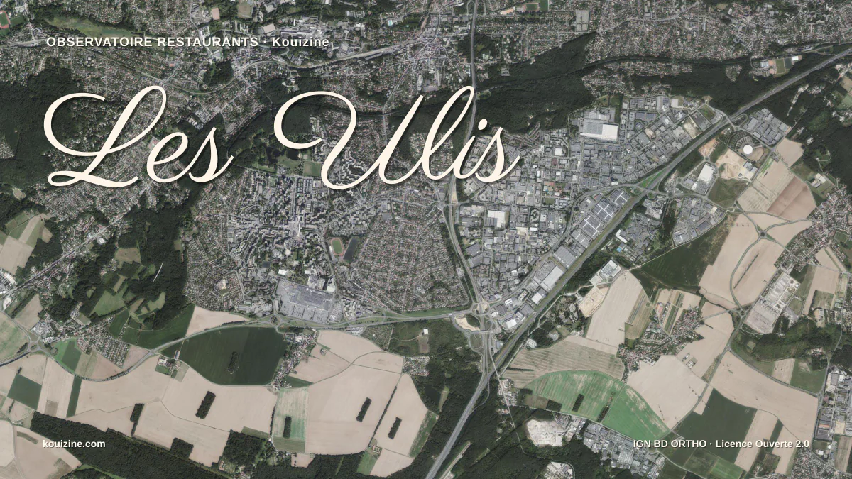 Vue aérienne de Les Ulis