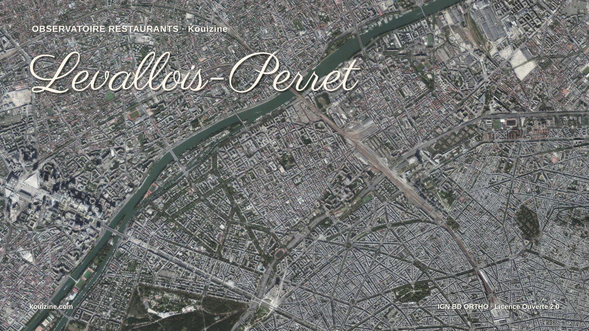 Vue aérienne de Levallois-Perret