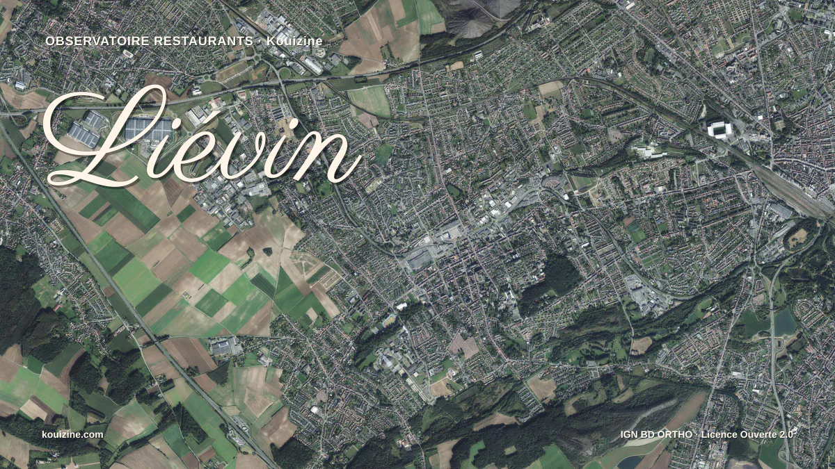 Vue aérienne de Liévin