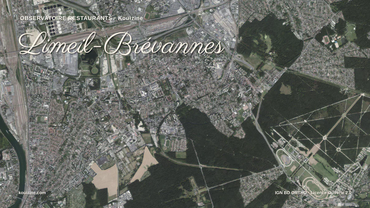 Vue aérienne de Limeil-Brévannes