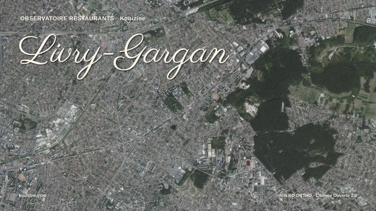 Vue aérienne de Livry-Gargan