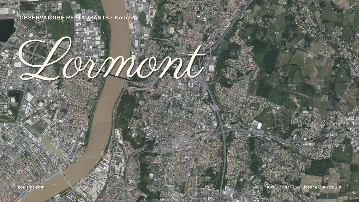 Vue aérienne de Lormont