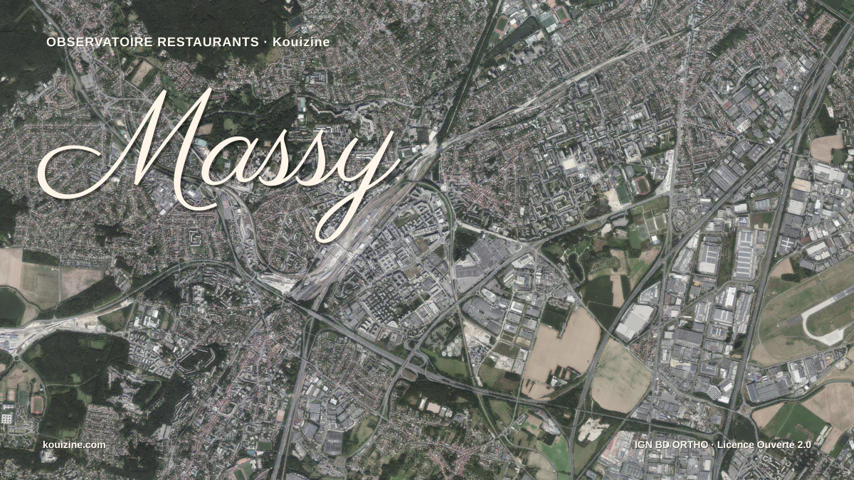 Vue aérienne de Massy