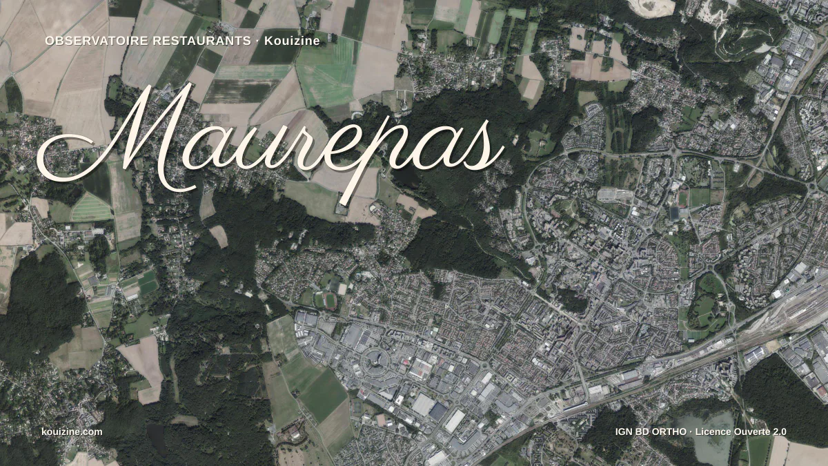 Vue aérienne de Maurepas