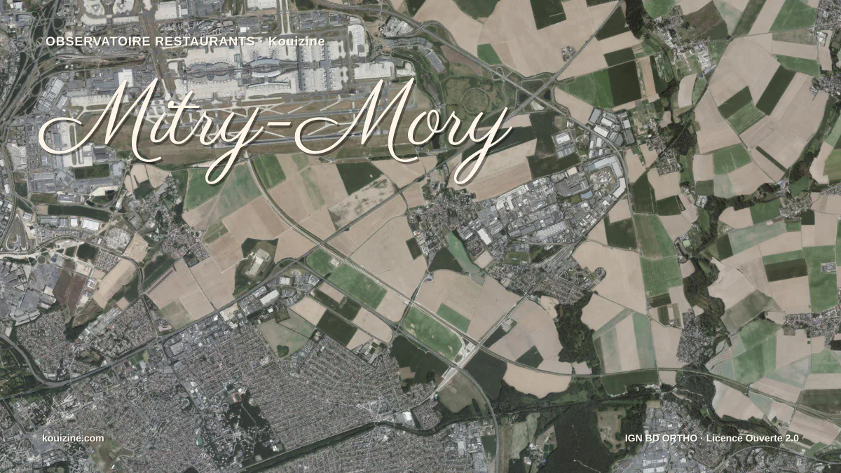 Vue aérienne de Mitry-Mory