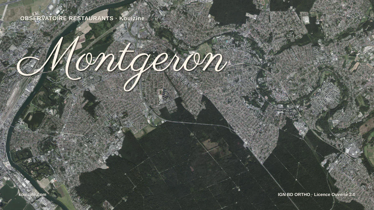 Vue aérienne de Montgeron