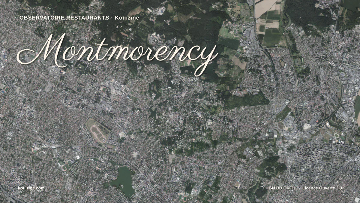 Vue aérienne de Montmorency