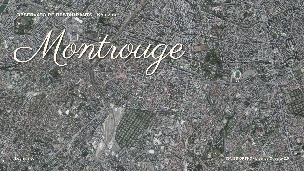 Vue aérienne de Montrouge