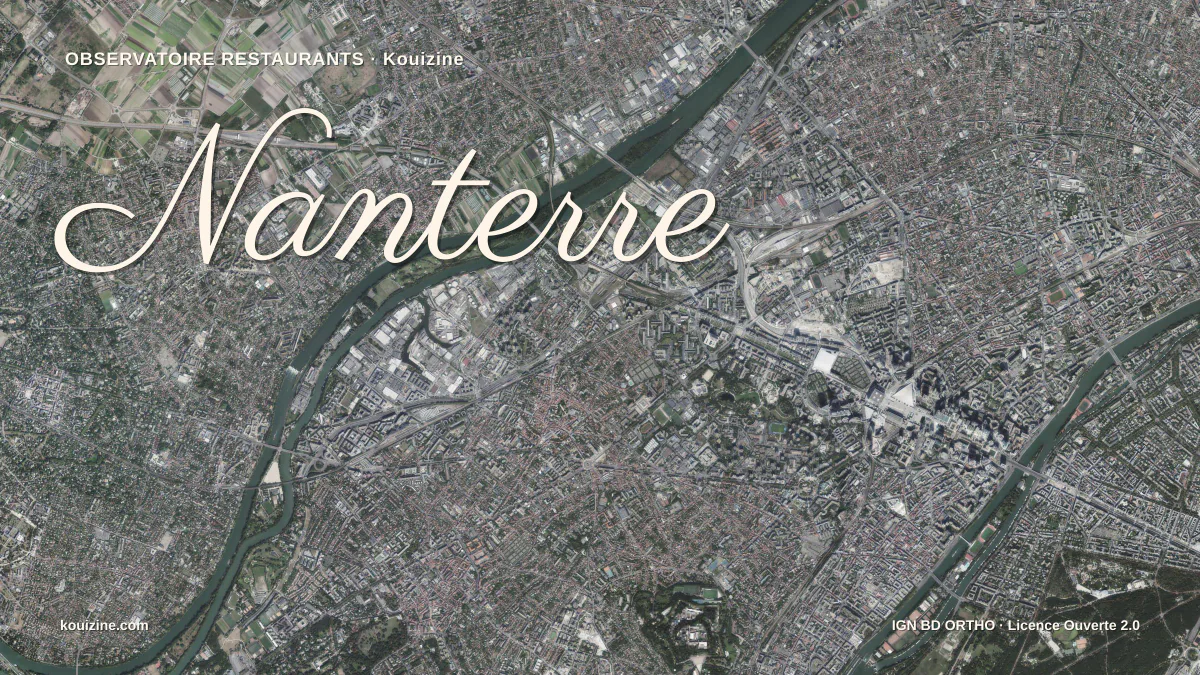 Vue aérienne de Nanterre