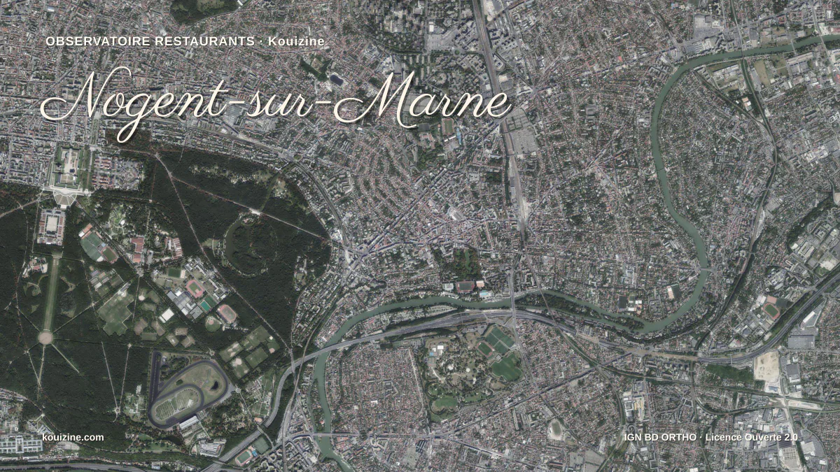 Vue aérienne de Nogent-sur-Marne